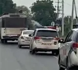 RTC bus theft in Korutla movie like chasing ensues