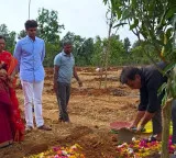 KTR plants a sapling in the presence of KCR on his birthday