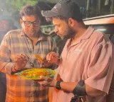 Varun Tej tastes Rayalaseema cuisine for Korean Kanakaraju see photos