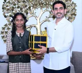 Selected for Mission ShaktiSat from government school Minister Lokesh congratulates student Jessy