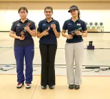 Esha wins gold, Manu bags bronze in women's 25m pistol at ISSF WC in Hangzhou
