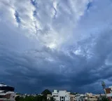 Hyderabad hit by heavy rain flooded roads and stalled traffic