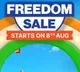 Flipkart Freedom Sale begins August 8 with massive discounts