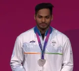 Andhra CM Chandrababu Naidu congratulates Ajaya Babu on winning CWG silver