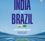 India to play five-time world champions Brazil in a friendly in Kolkata