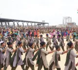 Dhimsa dance Guinness World Record by tribal women at Bhogapuram Airport
