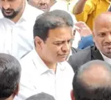 KTR says false cases cannot stop struggles as he attends Nampally Court