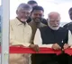 PM Modi inaugurates Bhogapuram Airport Chandrababu Naidu honors him with Bobbili Veena