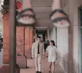Pre wedding photoshoot strange photo confuses netizens