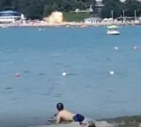 Ukraine drone attack on Russian beach kills seven including three children