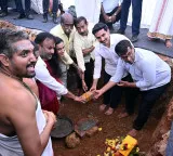 Minister Nara Lokesh lays foundation stone for PV Sindhu Academy in Vizag