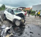 Aban Ahmed son of gangster Atiq Ahmed dies in UP road accident
