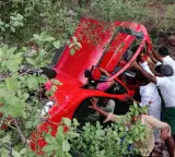 Tirumala Ghat Road accident car falls into valley one dead