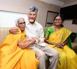 Chandrababu Naidu fulfills wish of 90 year old woman to meet him