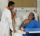 Mithun Chakraborty surgery in Kolkata hospital Suvendu Adhikari visits
