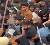 HYDRA 150 jobs thousands of unemployed youth stampede at Saroornagar Stadium video