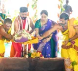 Revanth Reddy participates in Varuna Yagam for rains