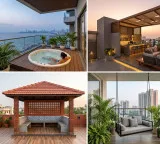 Terrace Design Ideas From Jacuzzi To Library For Modern Homes