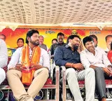 TDP and YSRCP leaders on one stage Minister behavior becomes a topic of discussion