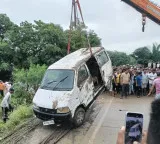Nine die as van swept away in swollen drain in MP's Rajgarh