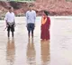 Andhra Pradesh teacher survives after being washed away in stream