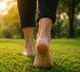 Walking barefoot for a while and its health benefits