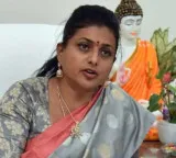 RK Roja demands CBI probe into DSC scam and Nara Lokesh resignation