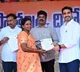 Independence Day in Vijayawada Minister Lokesh presents medals to staff for distinguished service