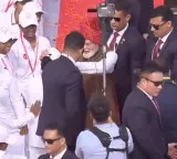 PM Modi breaks protocol to meet children, picks up fallen cap in heartwarming Red Fort moment