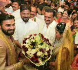 Revanth Reddy attends Bandla Ganesh daughter wedding