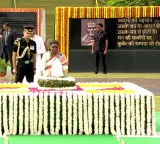 Prez Murmu, VP Radhakrishnan pay floral tributes to Atal Bihari Vajpayee at Sadaiv Atal