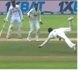 What a catch Shubman Gill flies like a bird in the air video viral
