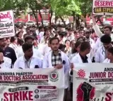 Junior doctors across Andhra Pradesh intensify strike to demand hike in stipend