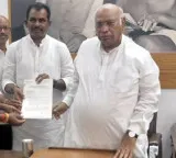 Suspend Chinna Reddy MLA Megha Reddy complains to Kharge