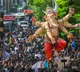 Two dead as Ganpati idol falls during procession in Mumbai
