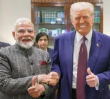 What Donald Trump did while sitting next to Modi Interesting comments from US Ambassador