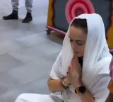 Preity Zinta offers prayers at Indian temple in Paris on the last Monday of Sawan