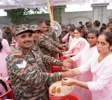 1,100 special rakhis prepared by women in Punjab dedicated to armed forces