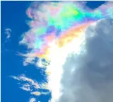 Ladakh Miracle Rainbow Colored Clouds Appear in the Sky