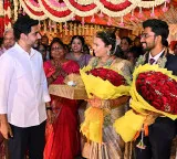 Nara Lokesh attends MLA daughter wedding ceremony