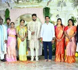 Minister Nara Lokesh attends engagement of IAS officer daughter
