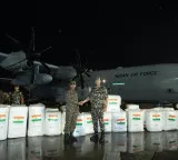 India hands over fourth consignment of relief materials to flood-hit Nepal