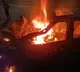Visakhapatnam Road Accident Driver Burnt Alive After Car Catches Fire