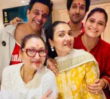 Govinda's family Krushna Abhishek, Tina Ahuja, Yashvardhan celebrate Rakhi with Sunita Ahuja, actor gives it a miss