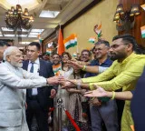 PM Modi receives warm welcome from Indian community in Kyrgyzstan