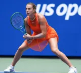US Open: Sabalenka begins title defence with straight-sets win over Osorio