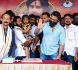 Pawan Kalyan birthday celebrations in Kukatpally Sai Durga Tej joins the event