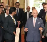 Babar Azam meets King Charles III amidst losses and presents special gift