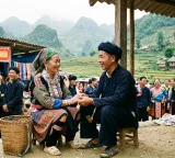 Khau Vai Love Market in Vietnam a rare reunion for separated lovers