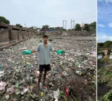 Surendra Singh Chaudhary single-handedly cleans Ajnar River in Madhya Pradesh